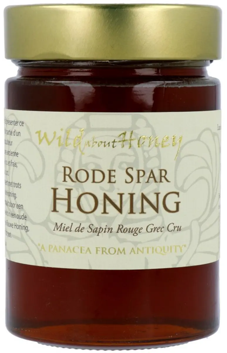 Wild About Honey Rode Spar Honing 480g