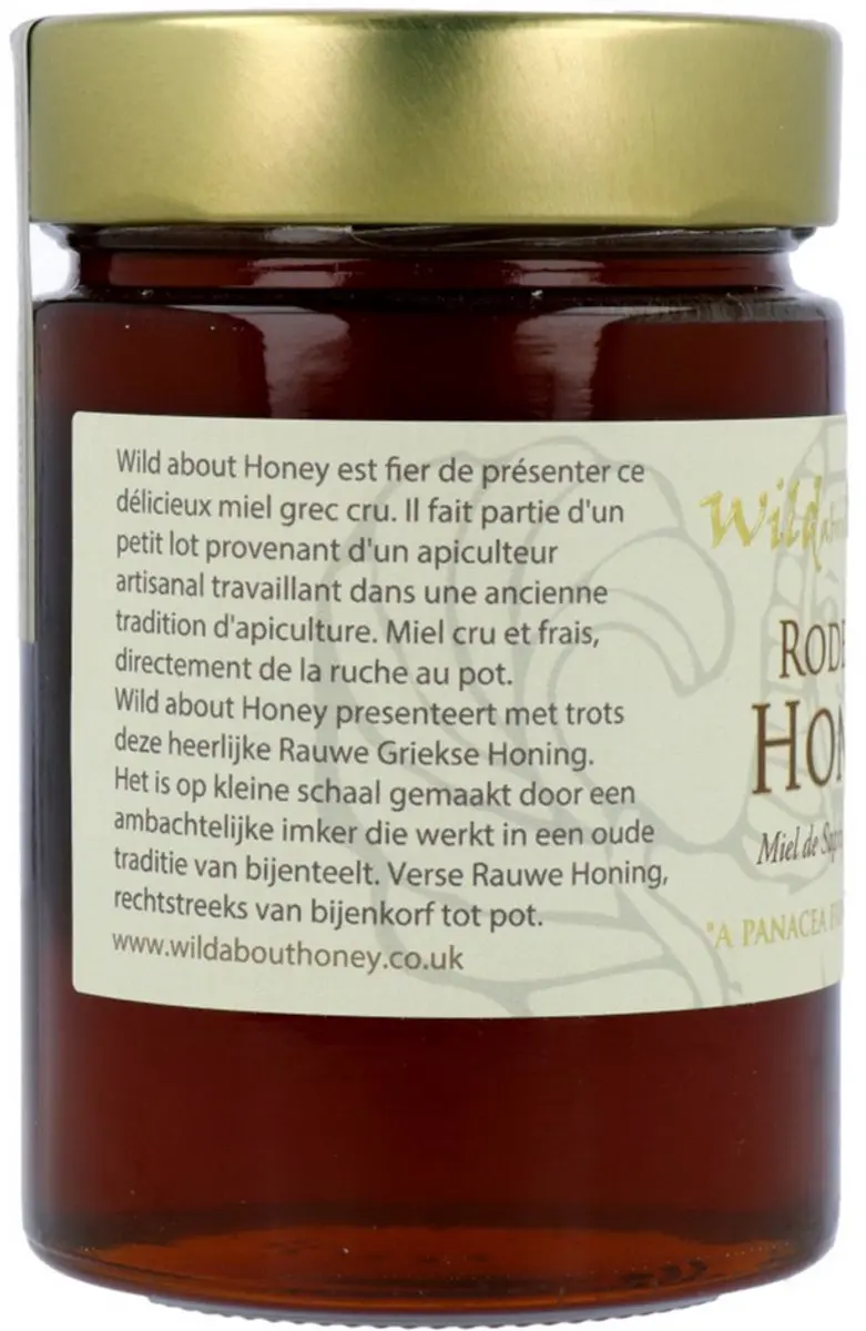 Wild About Honey Rode Spar Honing 480g