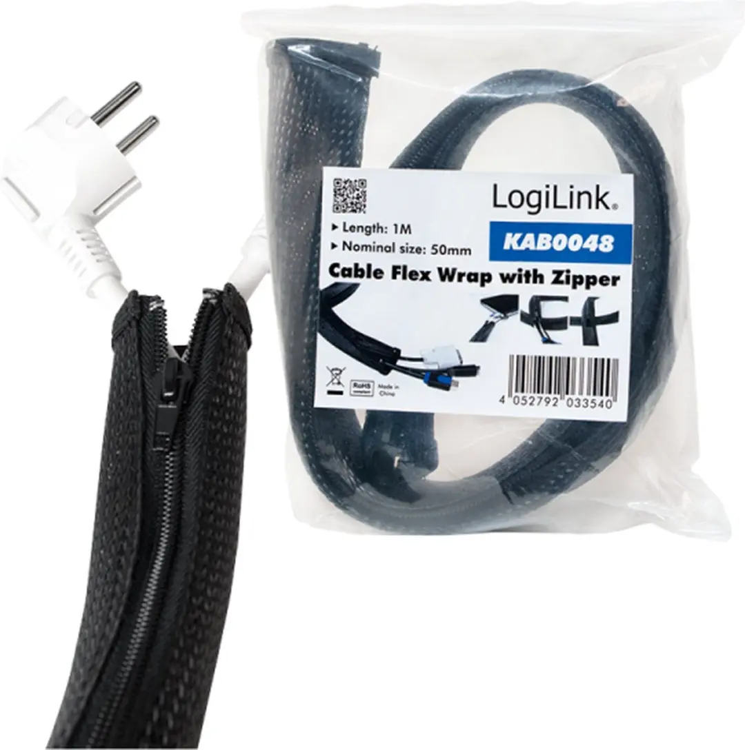 Logilink KAB0074 Kabelkous - Grijs