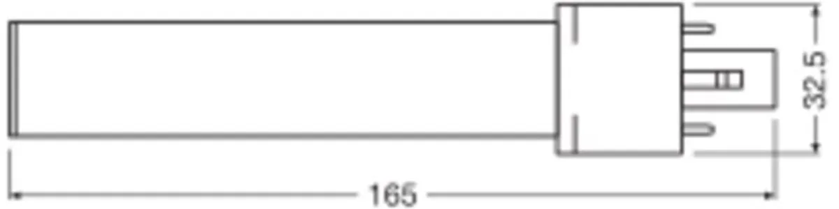 LEDVANCE Dulux-S LED 4W Mat - 2-Pin - 3000K