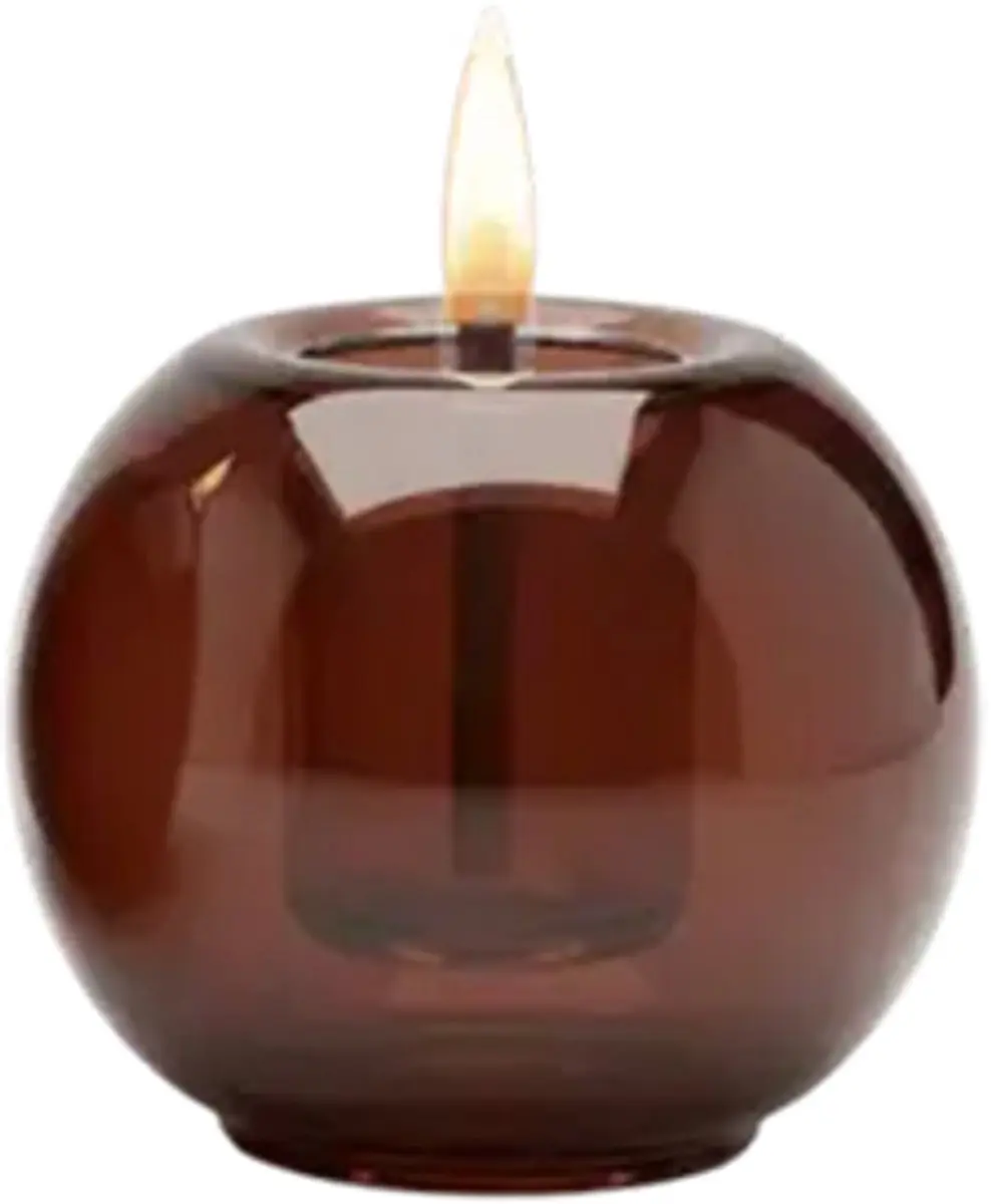 Globus Candle 10 Amber