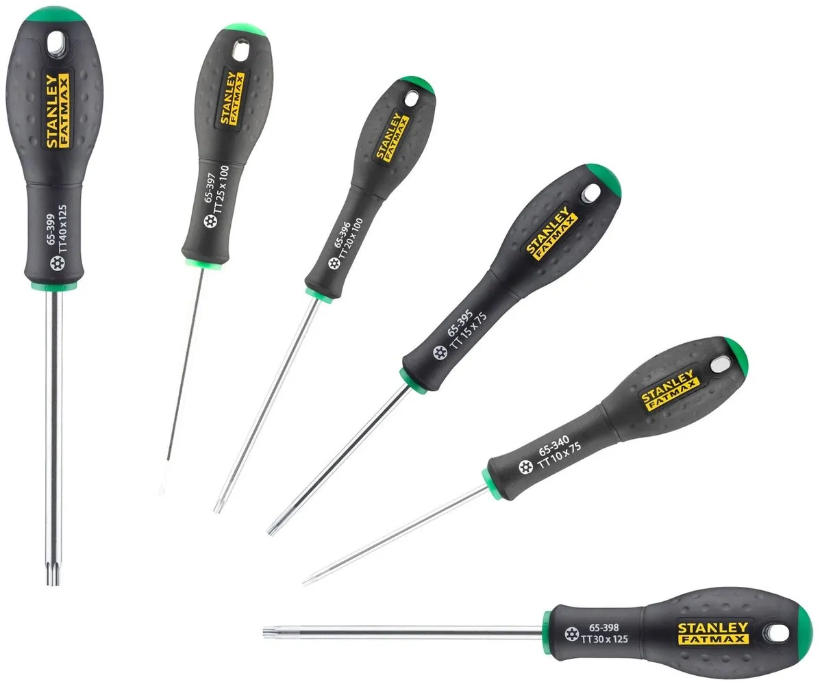 Stanley FatMax Torx Schroevendraaierset 6-delig - TT10/TT15/TT20/TT25/TT30/TT40