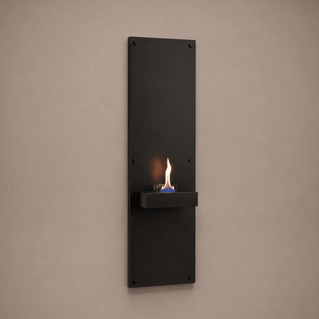Tenderflame Alto 90 Wandhaard 1100W - Schwarz