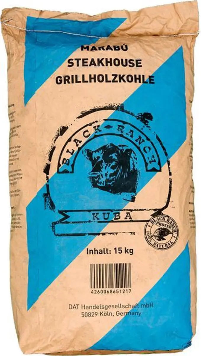Black Ranch houtskool 15 Kg
