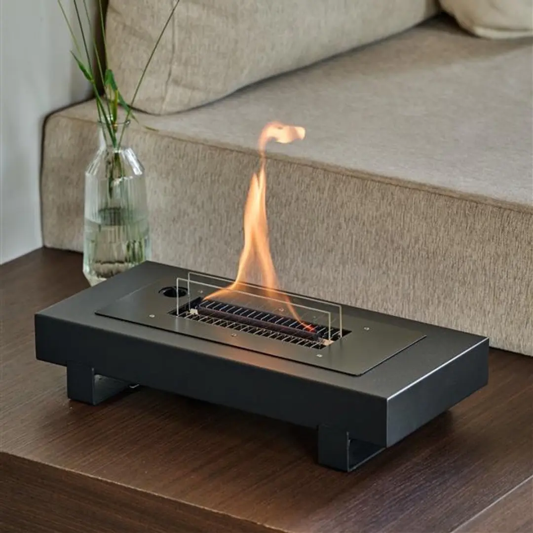 Tenderflame Table Mountain 180 Vrijstaande Haard - Zwart