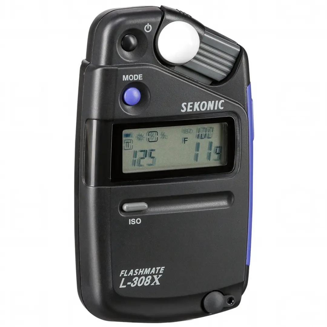 Sekonic L-308X Flashmate Lichtmeter - Zwart/Blauw