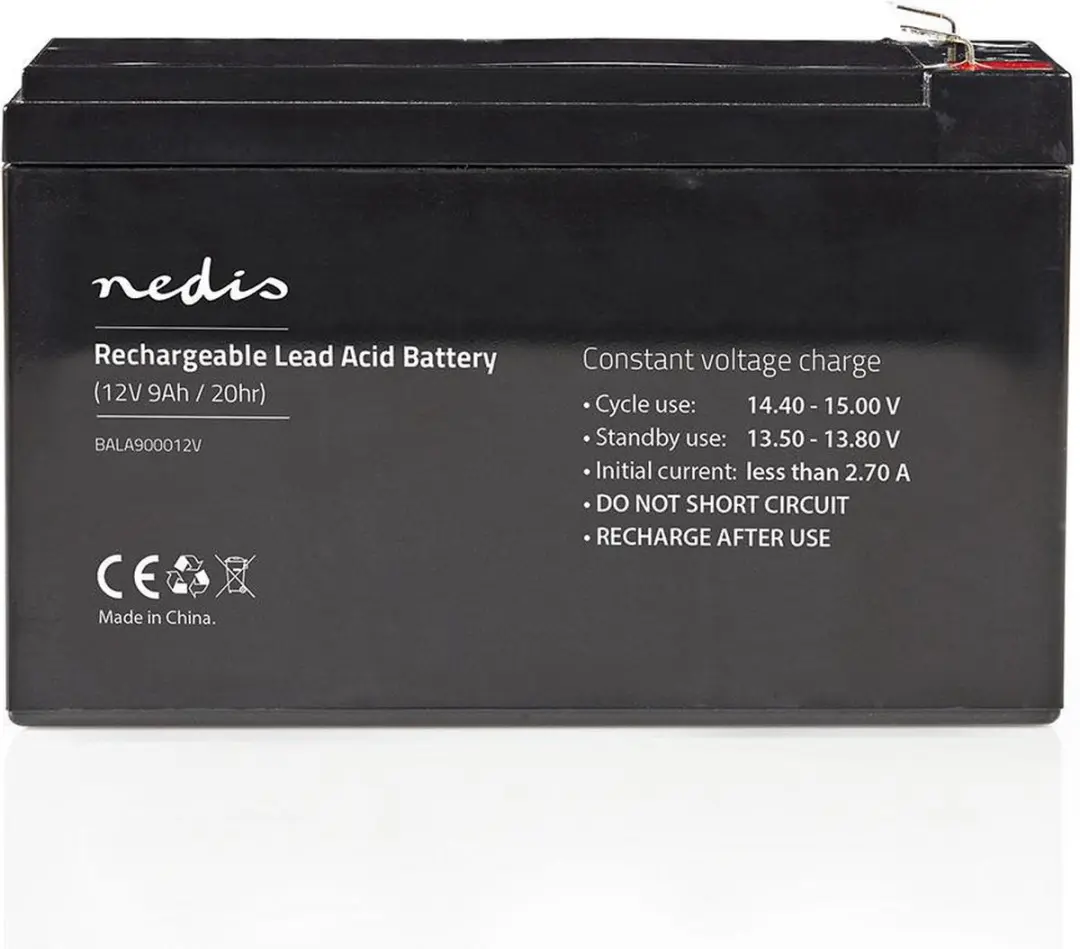 Nedis Oplaadbare Loodaccu BALA900012V 12V