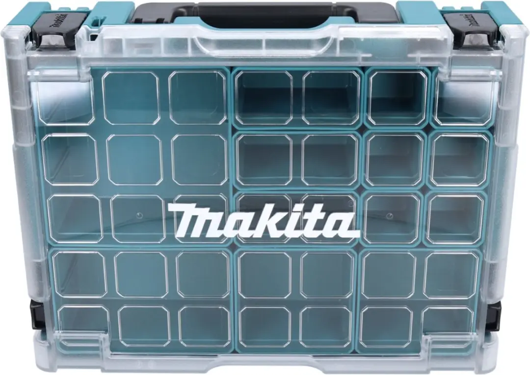 Makita 191X80-2 Mbox Organizer - 13 Vakken - Zwart/Turquoise