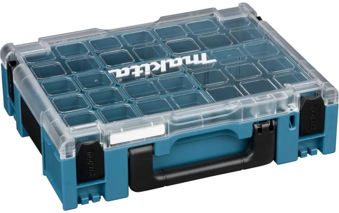 Makita 191X80-2 Mbox Organizer - 13 Vakken - Zwart/Turquoise