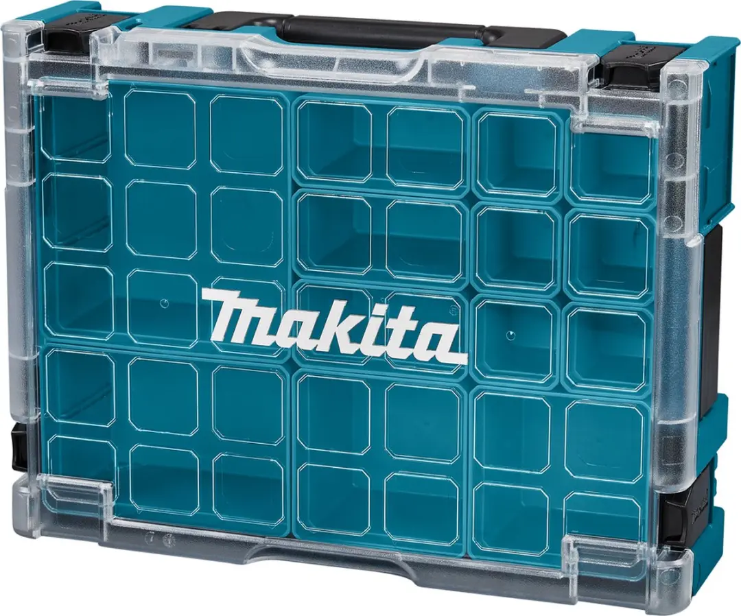 Makita 191X80-2 Mbox Organizer - 13 Vakken - Zwart/Turquoise