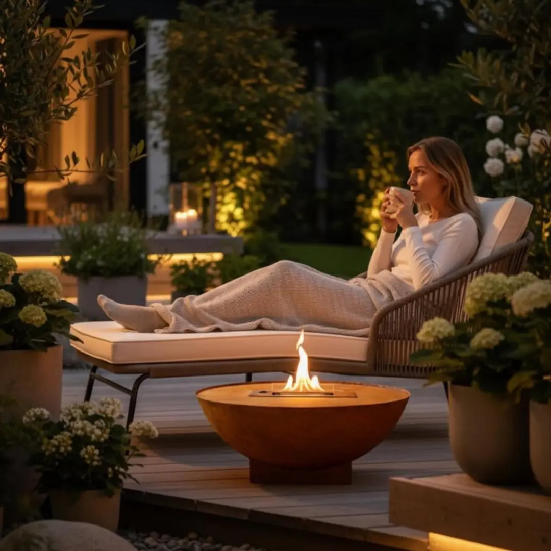 Tenderflame Prometheus 60 Design Haard - 2000W - Braun - afbeelding 6 van 6