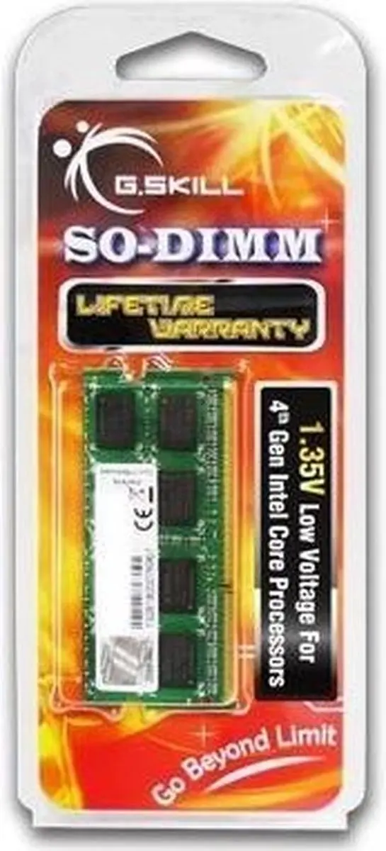 G.Skill F3-1600C11S-8GSL DDR3L SODIMM 8GB 1600MHz