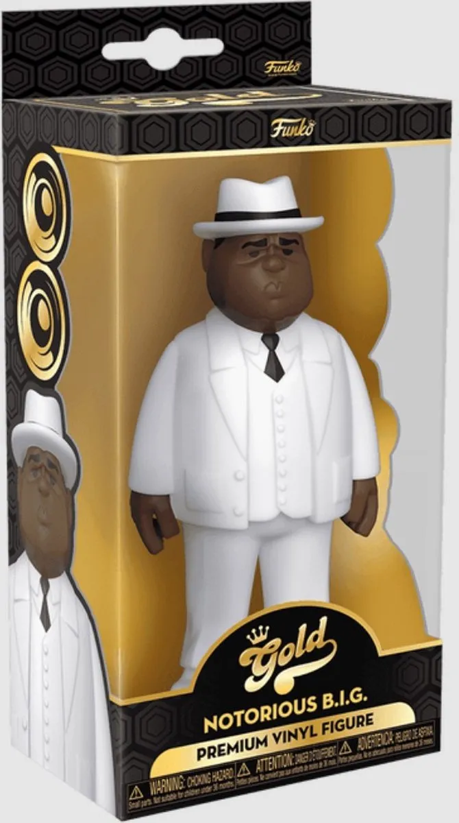 Funko Vinyl Gold 5 Biggie Smalls - White Suit