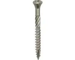 Woodies Ultimate Vlonderschroef Torx RVS 5x50 Deeldraad - 200 Stuks