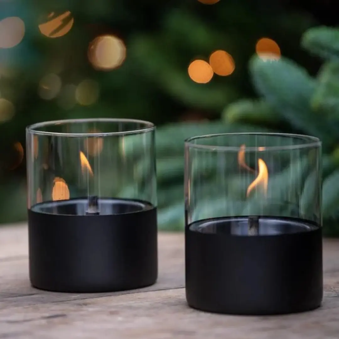 Tenderflame Lilly 10 Glas Tafelhaard - Zwart - afbeelding 2 van 3