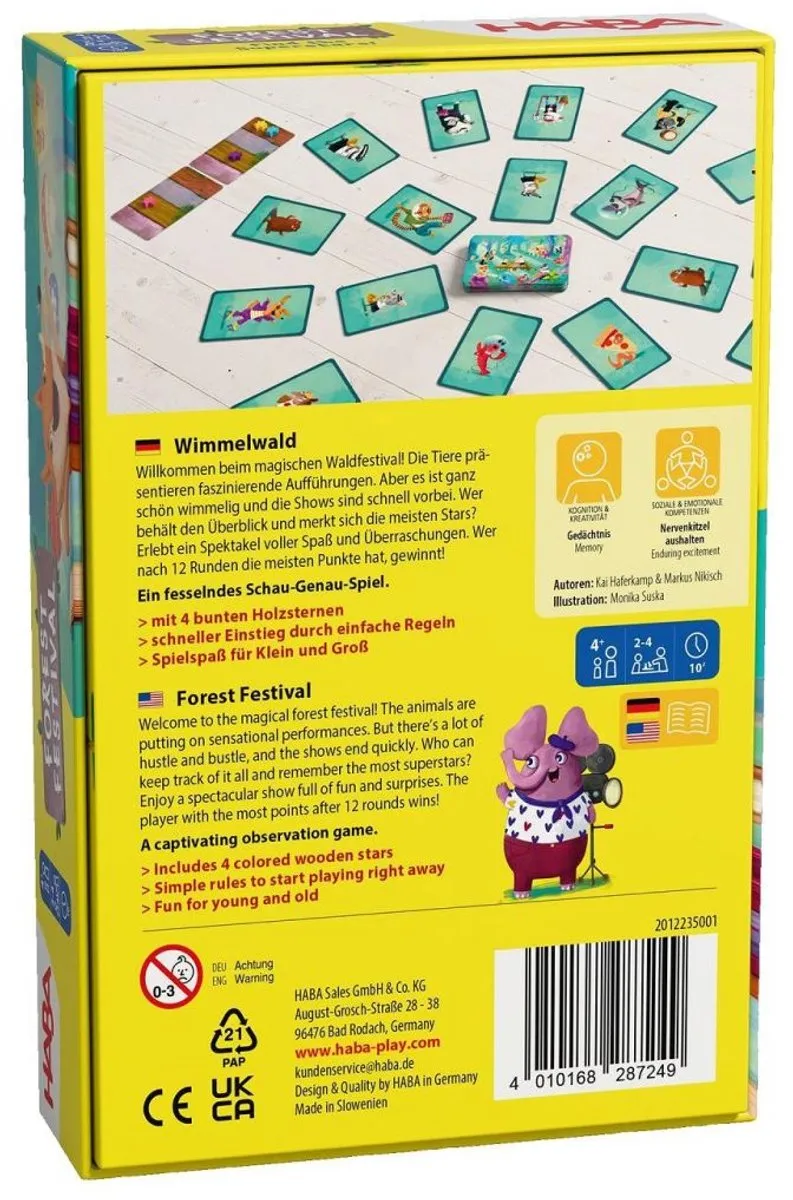 Haba Forest Festival - Bordspel - 2-6 Spelers - afbeelding 6 van 6