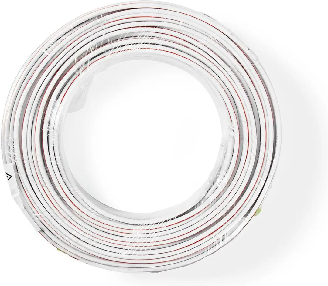 Nedis Speaker-Kabel CAGW1500WT250 2x1.50mm² - 25m - Wit - afbeelding 4 van 5