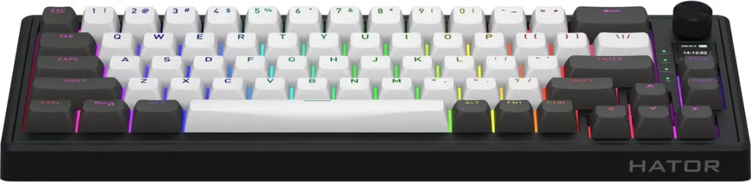 Hator Skyfall Pro HTK4160 Gaming Toetsenbord - 65 Tasten - Zwart/Grijs