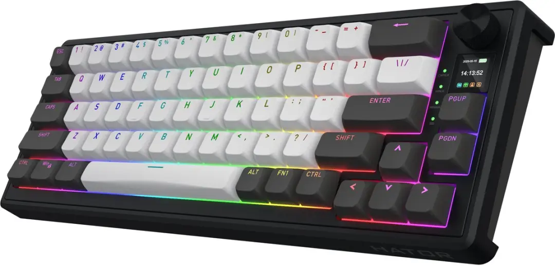 Hator Skyfall Pro HTK4160 Gaming Toetsenbord - 65 Tasten - Zwart/Grijs