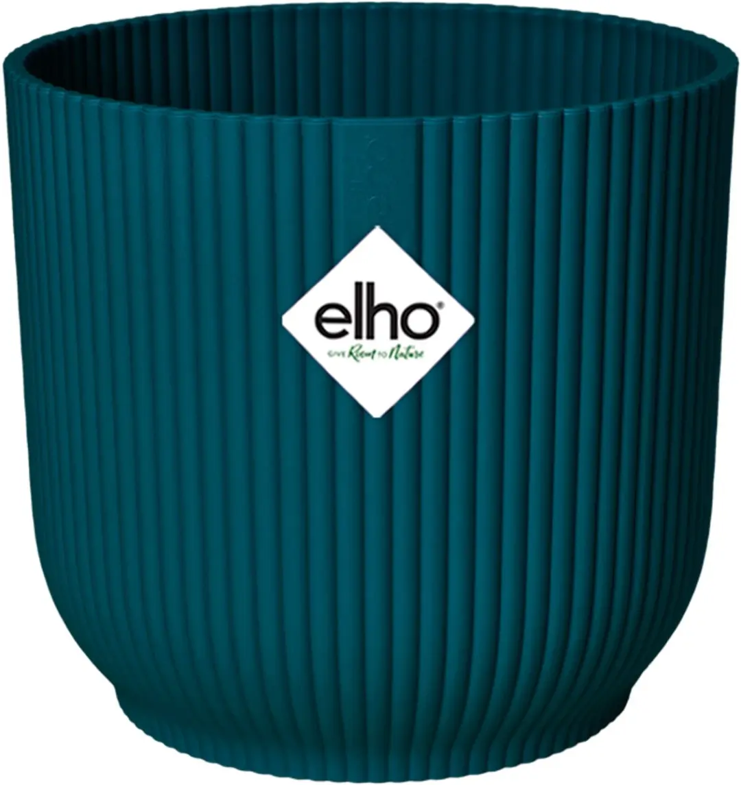 Elho Vibes Fold Rond 22 Bloempot - Diepblauw