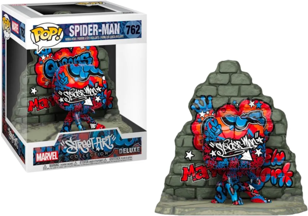 Funko Marvel POP! Street Art Collection 762 Spider-Man Deluxe