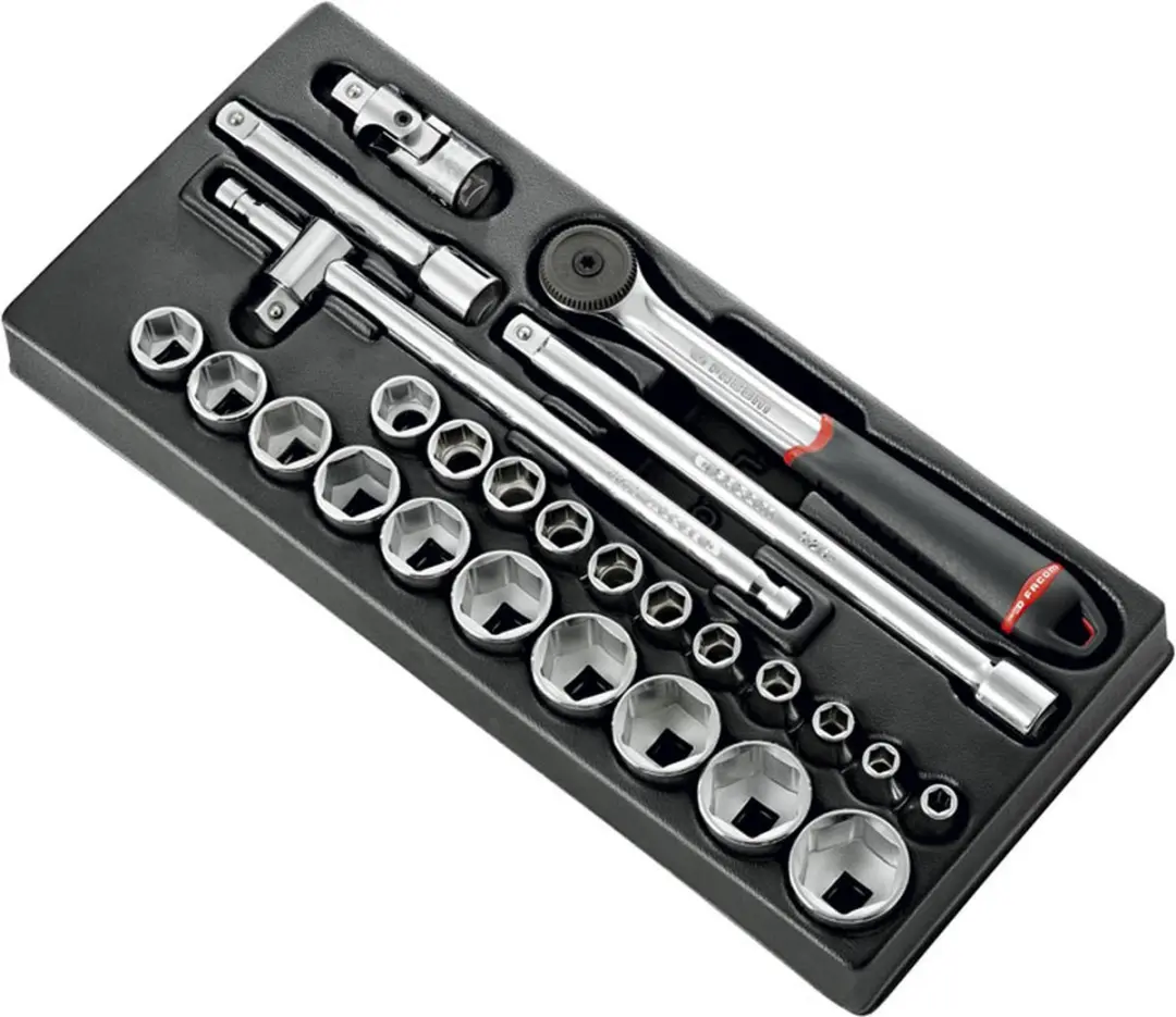 FACOM MOD.S161-46 Metrische doppen 1/2”