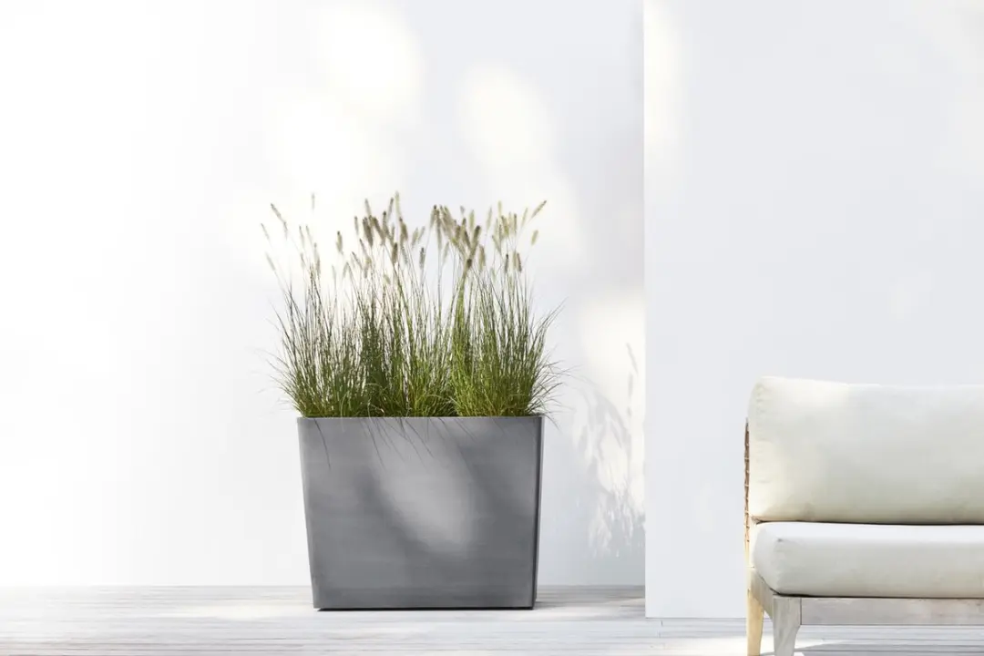 Ecopots Paris Wheels 85 Bloempot op Wielen - 152L - Grijs