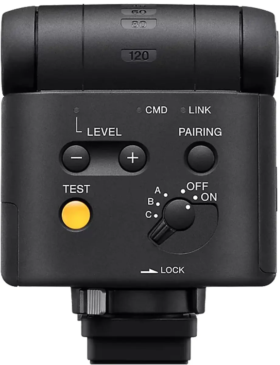 Sony HVL-F28RMA Flitser - 14 Kanalen - 0,1s - 226g - Zwart - afbeelding 4 van 6