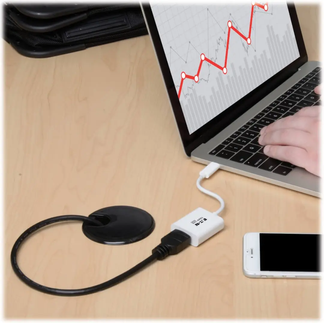 Tripp Lite U444-06N-HD-AM USB 3.1 HDMI Tussenstuk - Wit