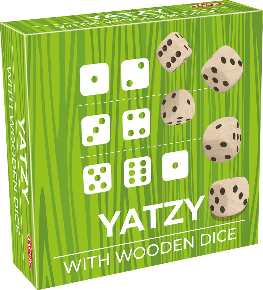 Tactic Yatzy Deluxe 58458 Dobbelspel - Houten - 2-10 Spelers
