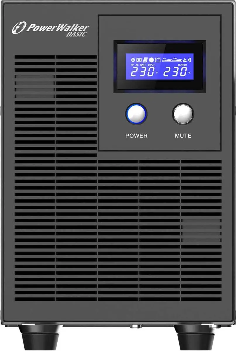 PowerWalker Basic VI 3000 STL UPS - 1800W - 4 Stopcontacten - Zwart
