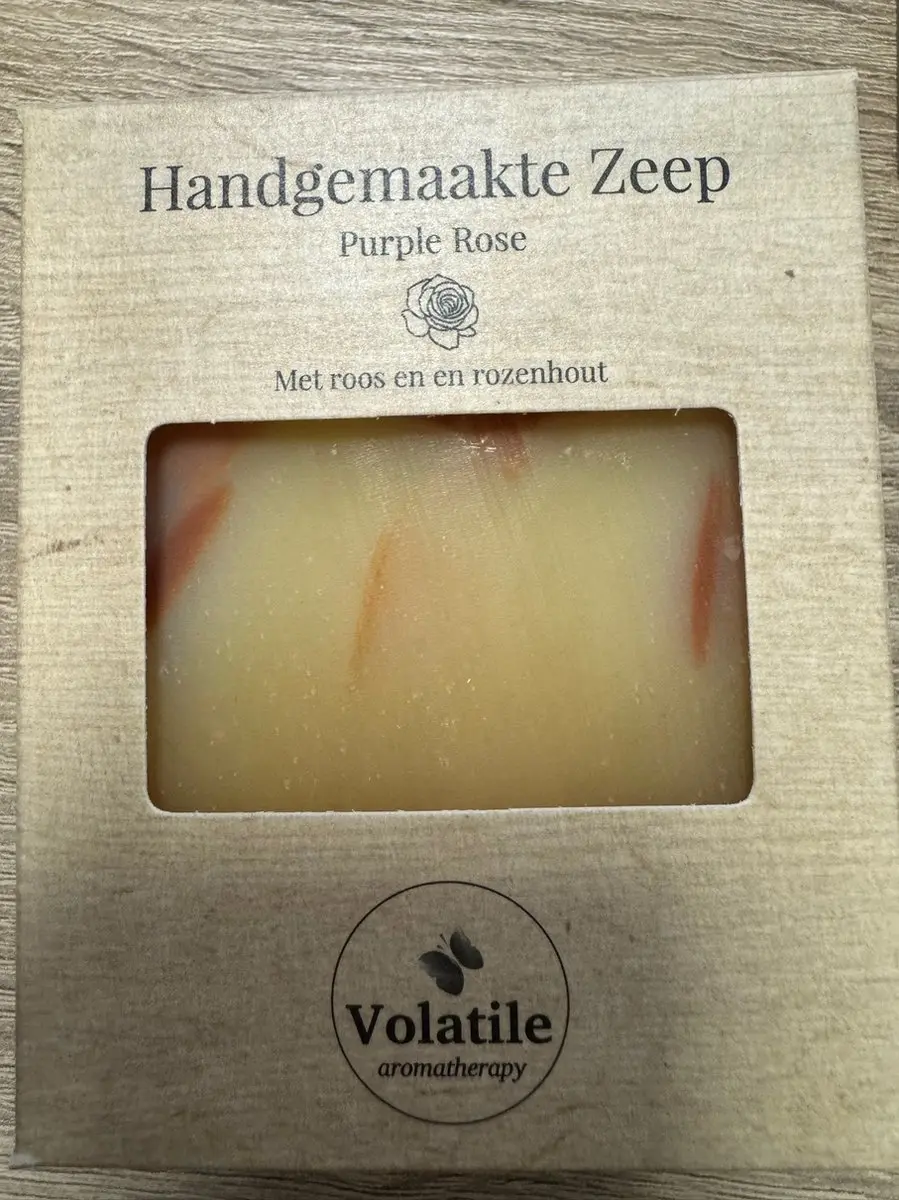 Volatile Handgemaakte Zeep Purple Rose 80g