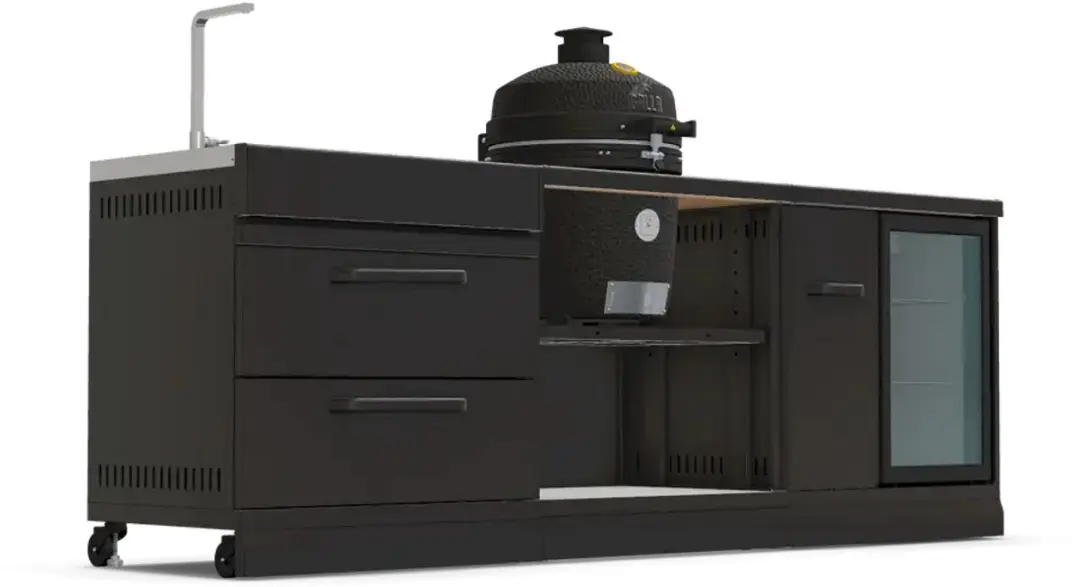 Onbekend Grillr Buitenkeuken 3-delig - Gasbarbecue, Koelkast & Spoelunit - Multi
