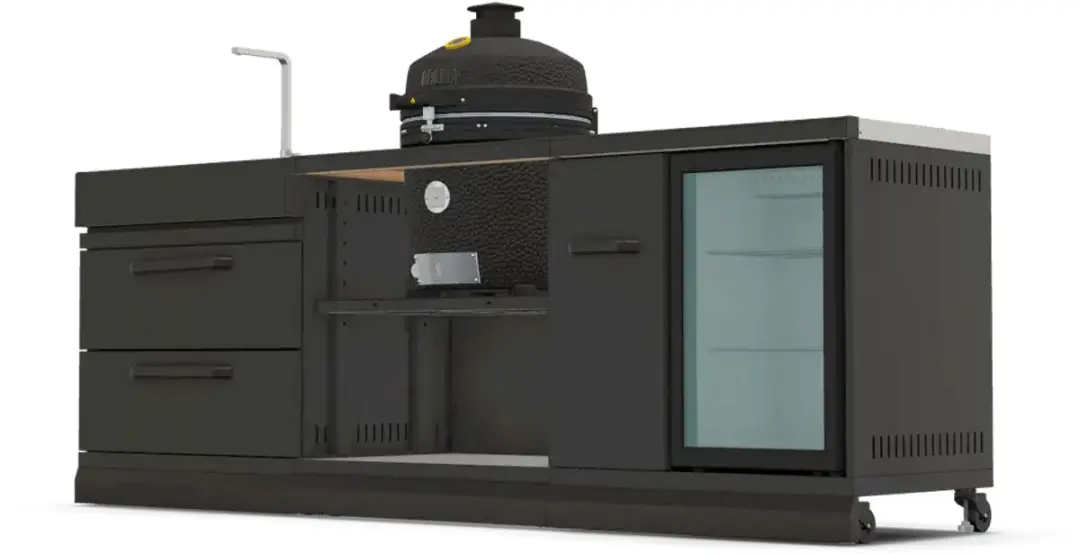 Onbekend Grillr Buitenkeuken 3-delig - Gasbarbecue, Koelkast & Spoelunit - Multi
