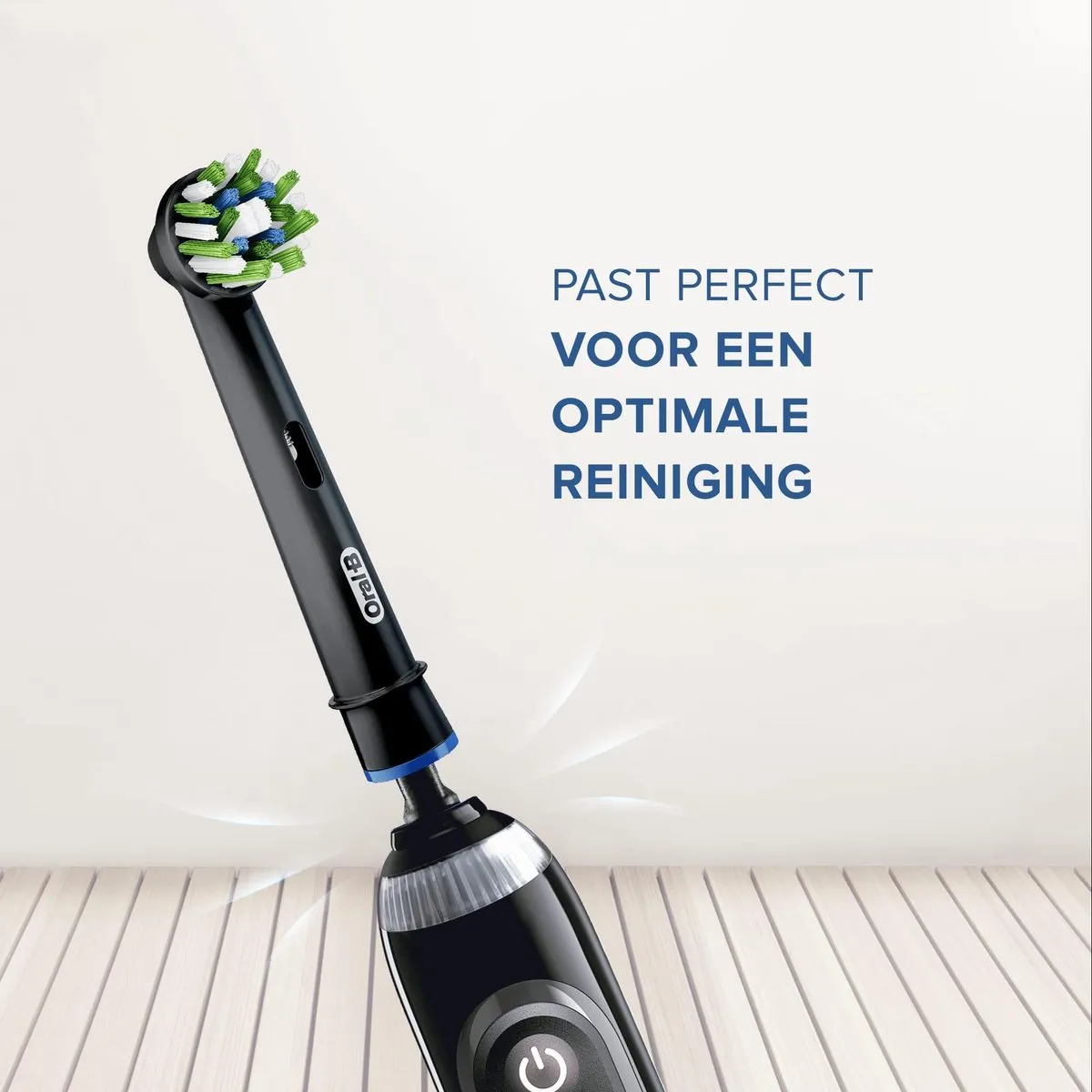 Oral-B CrossAction Opzetborstels - 2 Stuks - Zwart