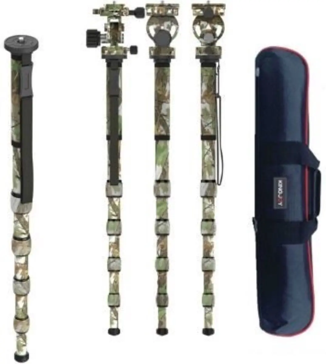 Kingjoy MP-329M Monopod Carbon + VT-20M Statiefkop