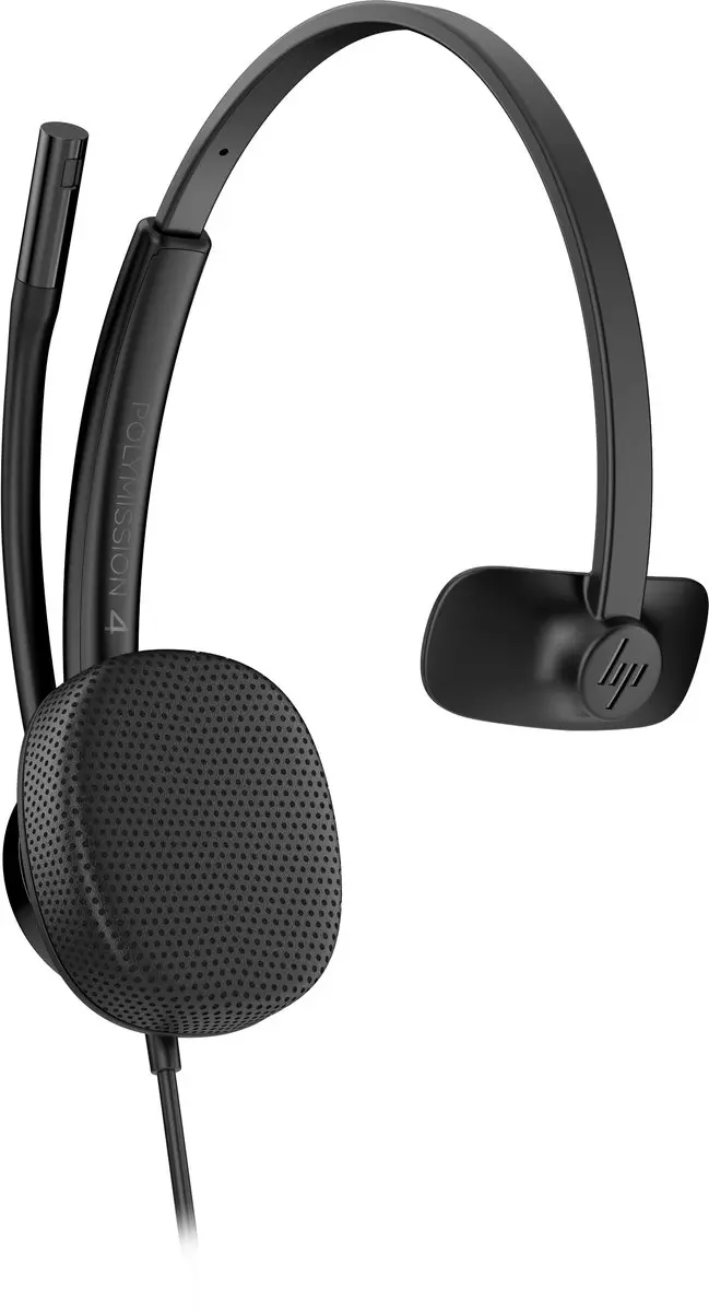 HP Poly Mission 415 Headset - Zwart - afbeelding 4 van 6