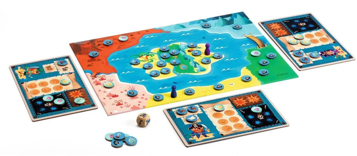 Djeco Pirateneiland Bordspel - 2-4 Spelers