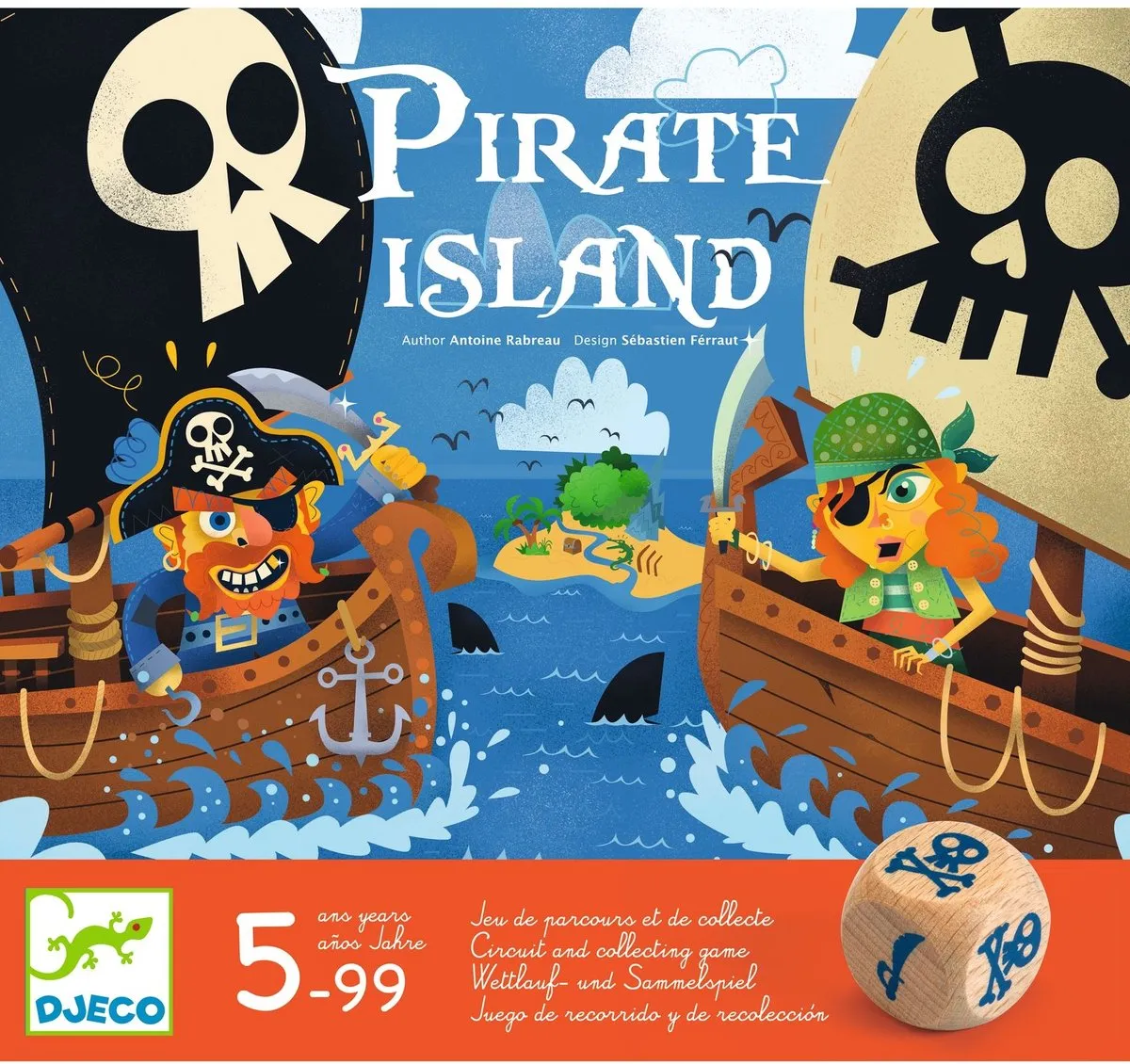 Djeco Pirateneiland Bordspel - 2-4 Spelers