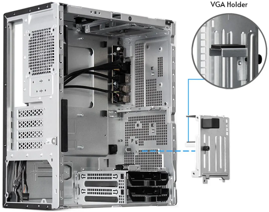 Chieftec BS20BOP Micro-ATX/ITX Behuizing - 2x 2.5" 2x 3.5" 1x 5.25"