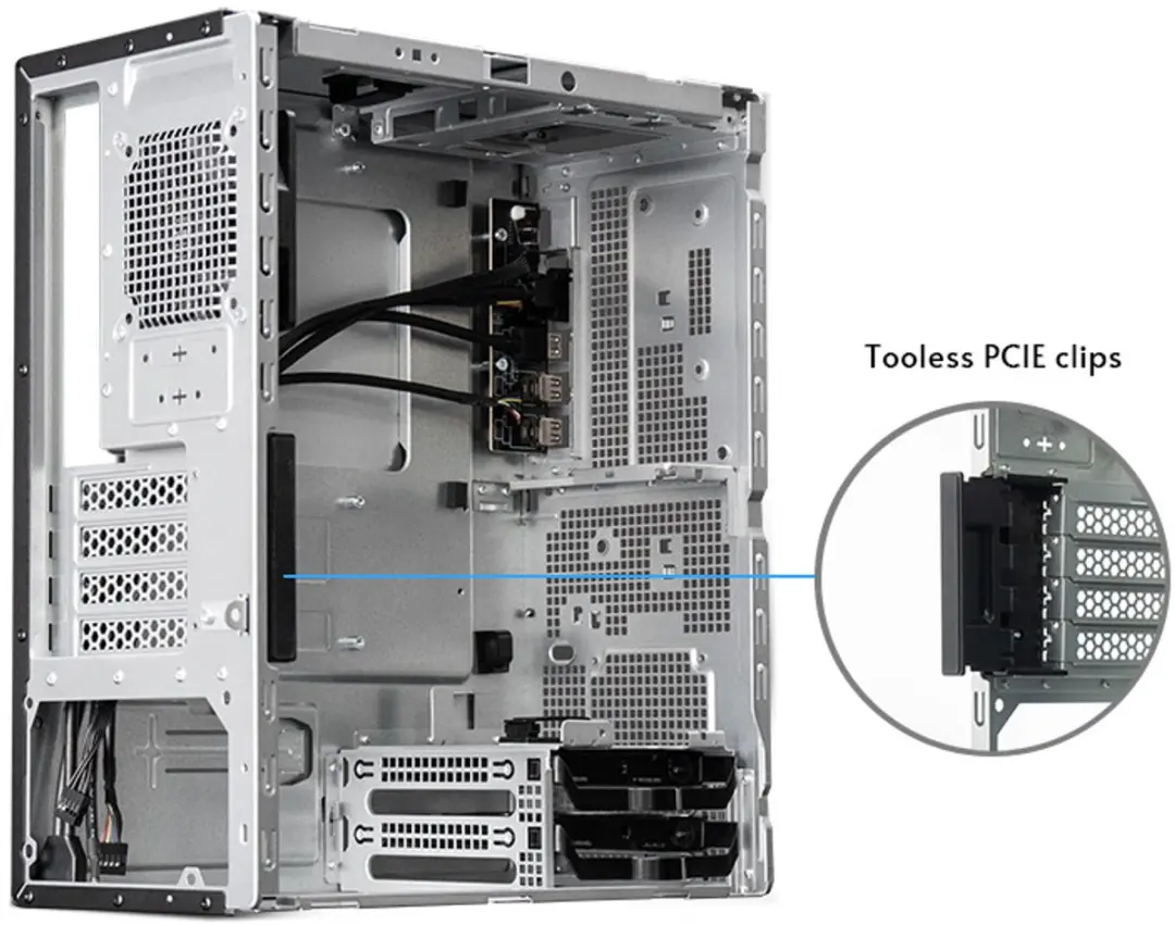 Chieftec BS20BOP Micro-ATX/ITX Behuizing - 2x 2.5" 2x 3.5" 1x 5.25"