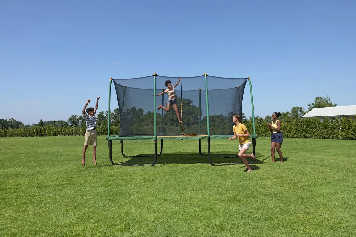 Bestway® Xtreme Air™ 4,57 m Rechthoekige Buitentrampoline & Ladder voor Kinderen en Volwassenen