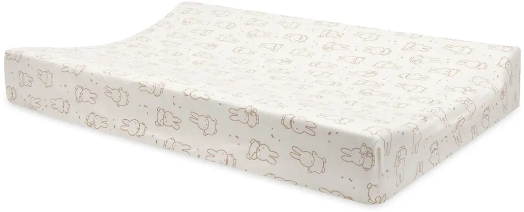 Jollein Aankleedkussenhoes Miffy Moments Light Terra 50x70cm - Orange