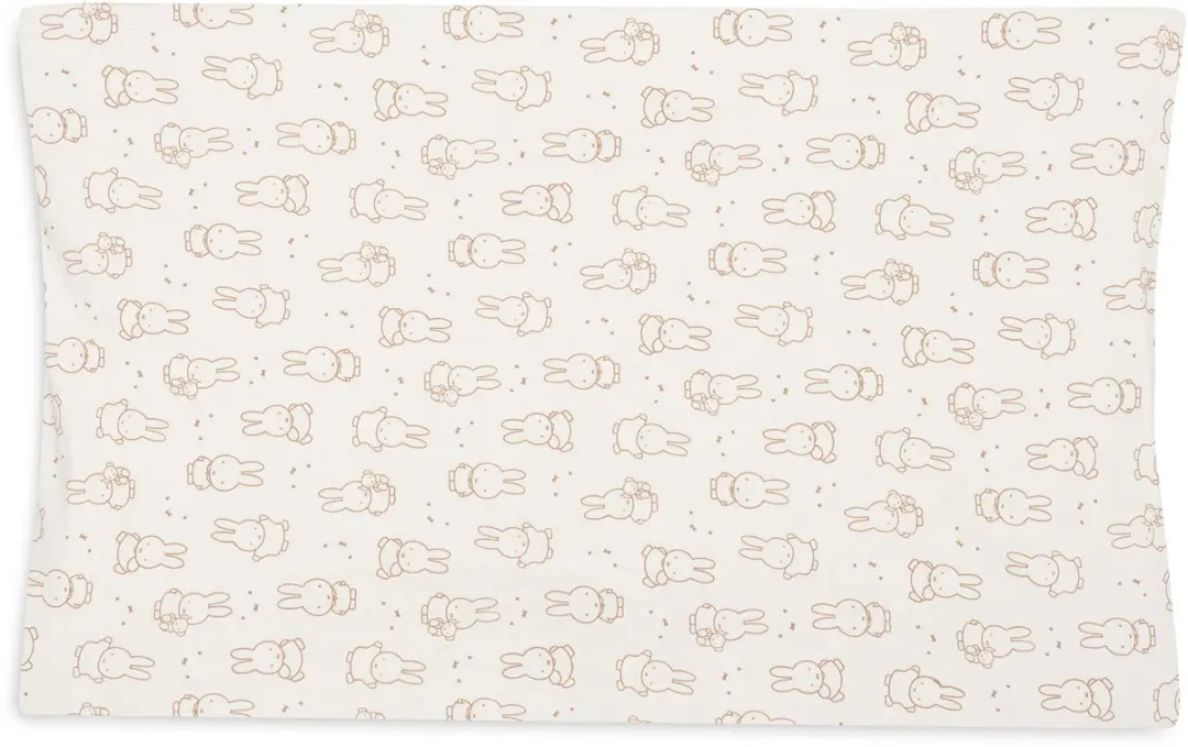 Jollein Aankleedkussenhoes Miffy Moments Light Terra 50x70cm - Orange