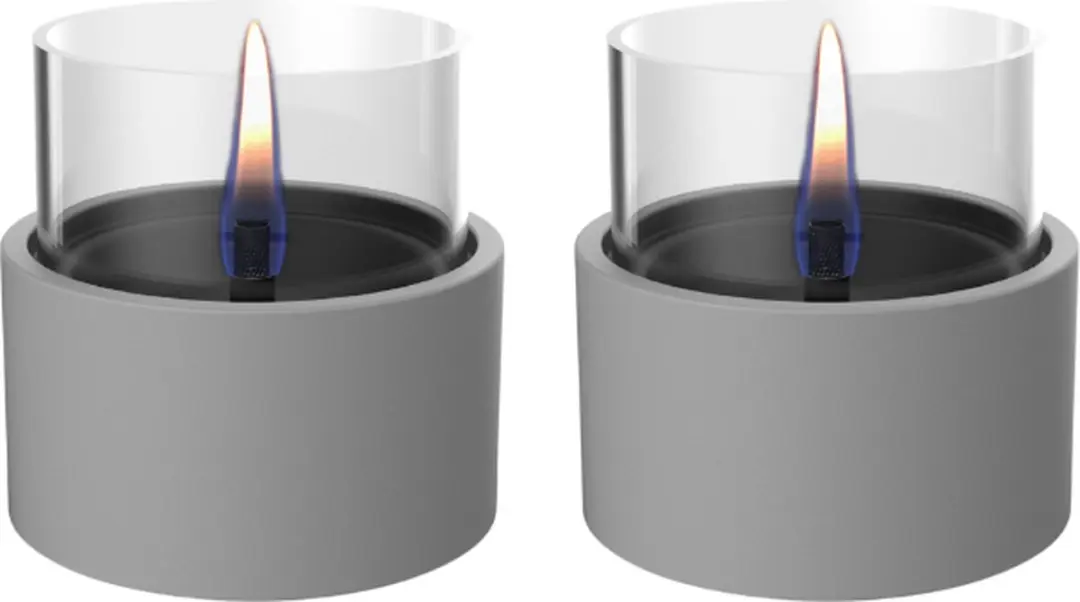 Tenderflame Breeze 10 2-Pack Tafelhaard - 200W - Grijs - afbeelding 4 van 4
