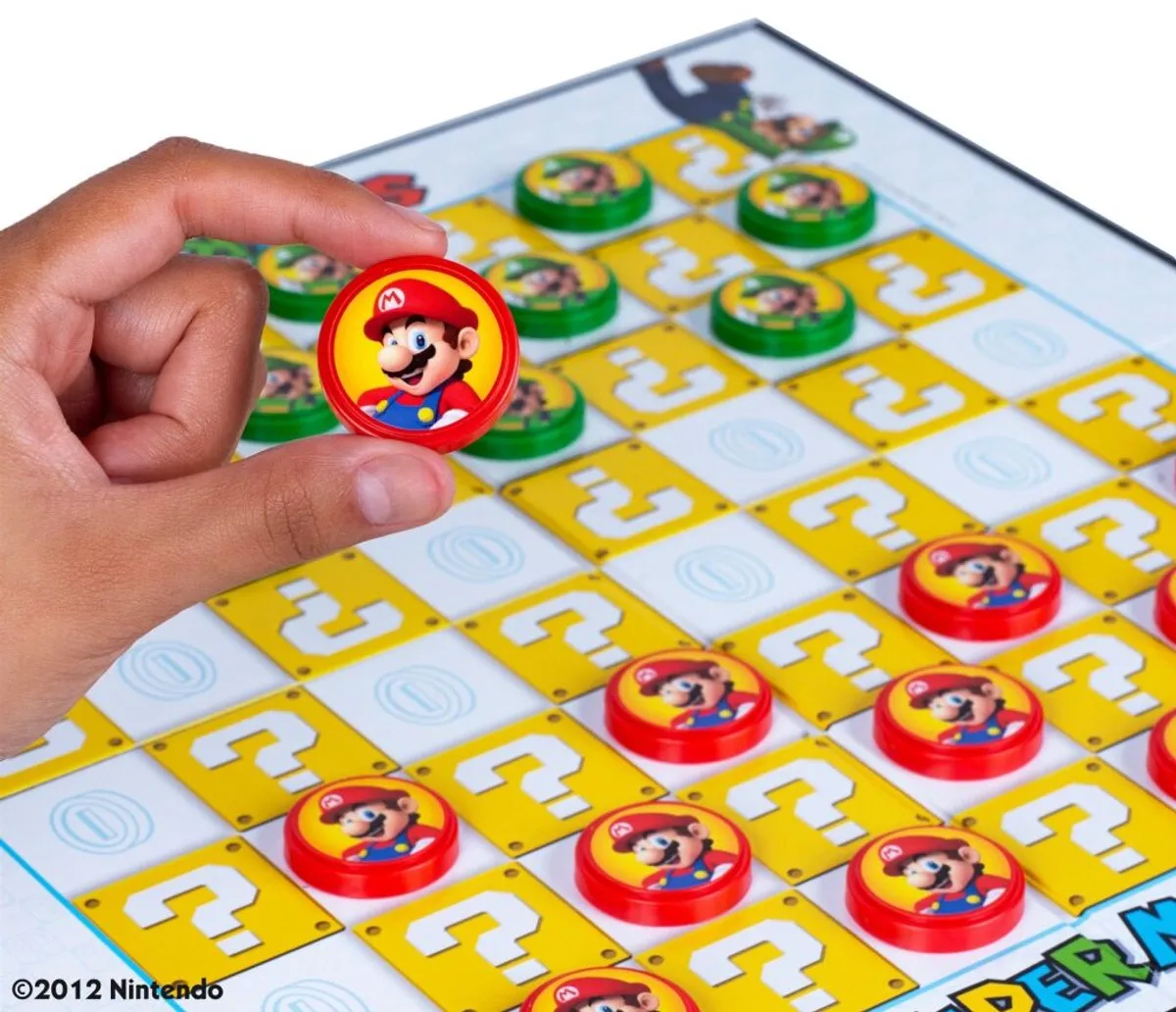 Goliath Super Mario Checkers - Damspel Strategiespel - 2 Spelers