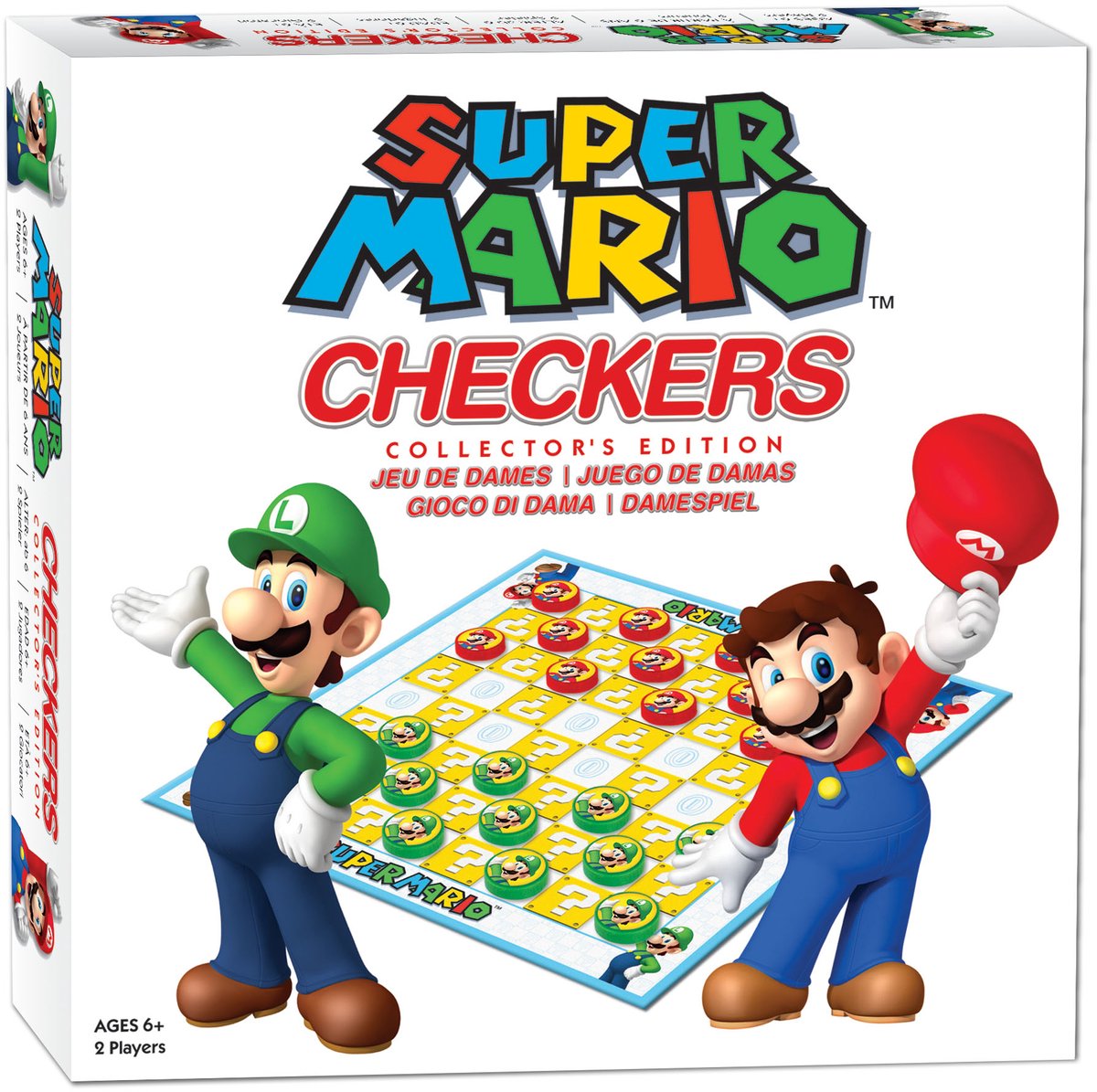 Super Mario Checkers - Damspel - Denkspel - Strategiespel