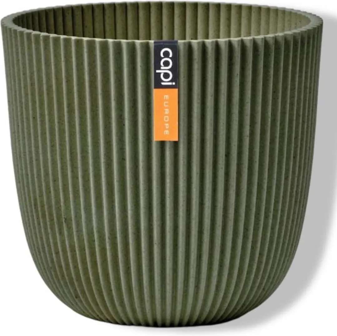 Capi Bloempot Groove Kunstgras 1.2L - 13x12cm - Groen