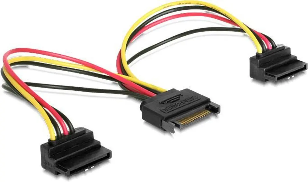 Cablexpert CC-SATAM2F-02 SATA Splitter - 2x SATA voeding haaks