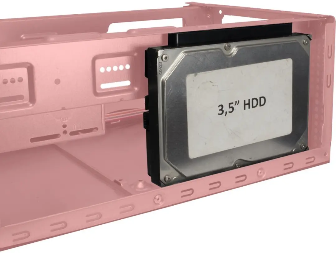 Inter-Tech MI-008 ITX Behuizing - Zwart